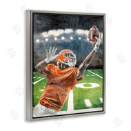 Kim Allen | Athlete Catching Football