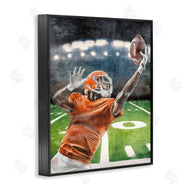 Kim Allen | Athlete Catching Football