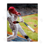 Kim Allen | Athlete Hitting Baseball