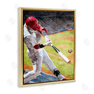 Kim Allen | Athlete Hitting Baseball