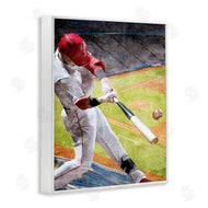 Kim Allen | Athlete Hitting Baseball