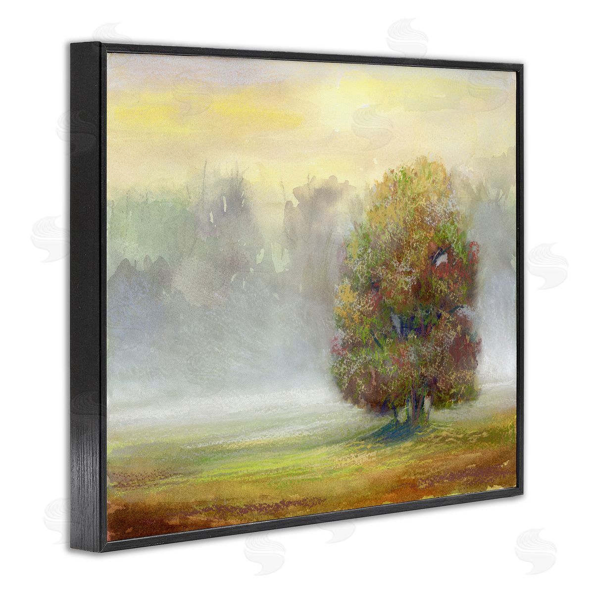 Dry Brush Tree in Nature Black Frame Print Wall Art, Home Decor by Ashley Davis