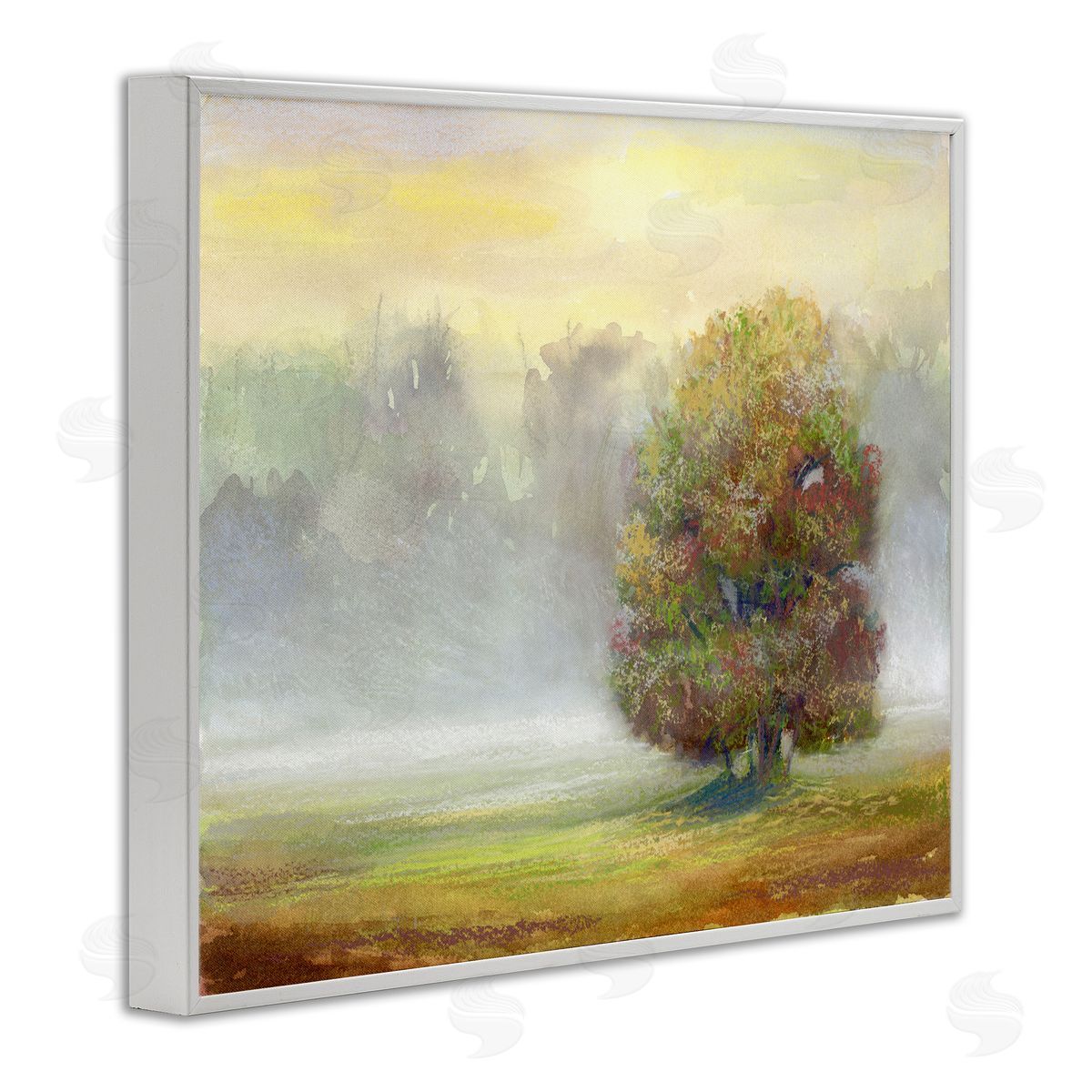 Dry Brush Tree in Nature White Frame Print Wall Art, Home Decor by Ashley Davis