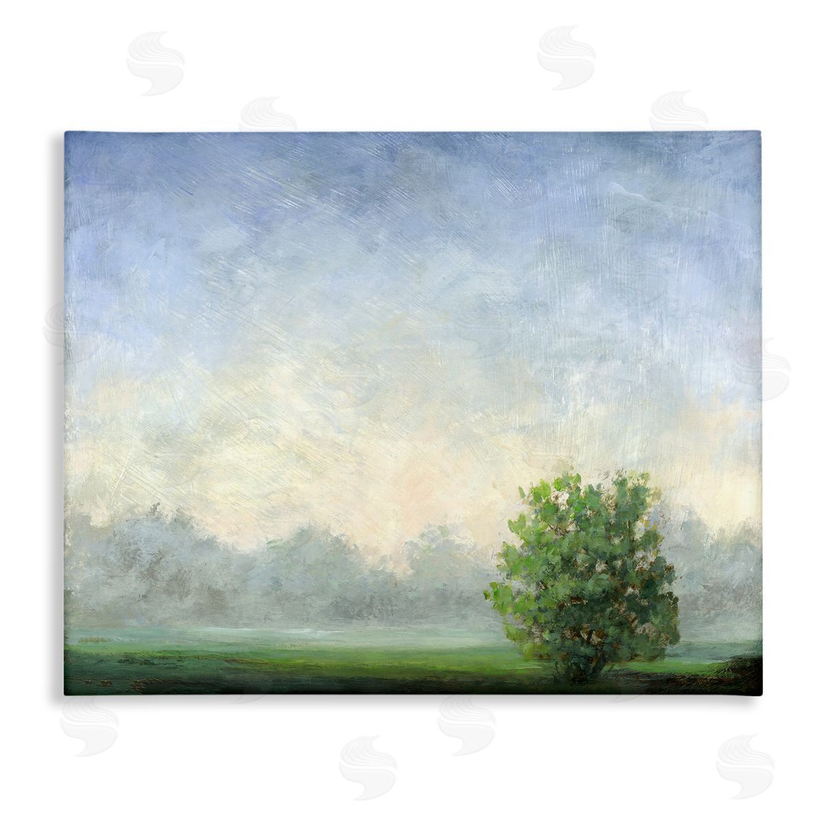 Serene Morning in Countryside Canvas Wall Art, Home Decor by Ashley Davis