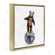 Amanda Greenwood | Bear Balancing on Disco Ball