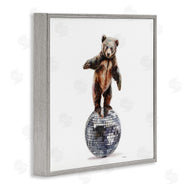 Amanda Greenwood | Bear Balancing on Disco Ball