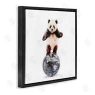 Amanda Greenwood | Panda Balancing on Disco Ball