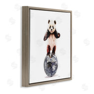 Amanda Greenwood | Panda Balancing on Disco Ball
