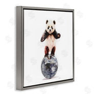 Amanda Greenwood | Panda Balancing on Disco Ball