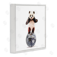 Amanda Greenwood | Panda Balancing on Disco Ball