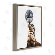 Amanda Greenwood | Seal Balancing Disco Ball