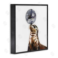 Amanda Greenwood | Seal Balancing Disco Ball