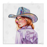 Amanda Greenwood | Purple Disco Cowgirl