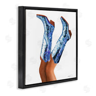 Amanda Greenwood | Blue Glam Cowgirl Boots