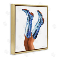 Amanda Greenwood | Blue Glam Cowgirl Boots