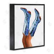 Amanda Greenwood | Blue Glam Cowgirl Boots