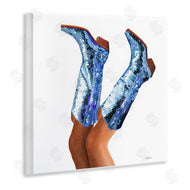 Amanda Greenwood | Blue Glam Cowgirl Boots