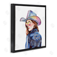 Amanda Greenwood | Disco Cowgirl in Blue
