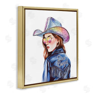 Amanda Greenwood | Disco Cowgirl in Blue