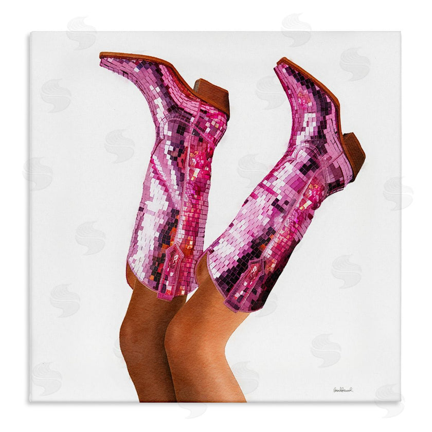 Amanda Greenwood | Pink Glam Cowgirl Boots
