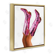 Amanda Greenwood | Pink Glam Cowgirl Boots