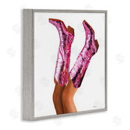 Amanda Greenwood | Pink Glam Cowgirl Boots