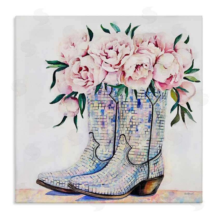 Amanda Greenwood | Rose Filled Cowgirl Boots