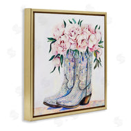 Amanda Greenwood | Rose Filled Cowgirl Boots