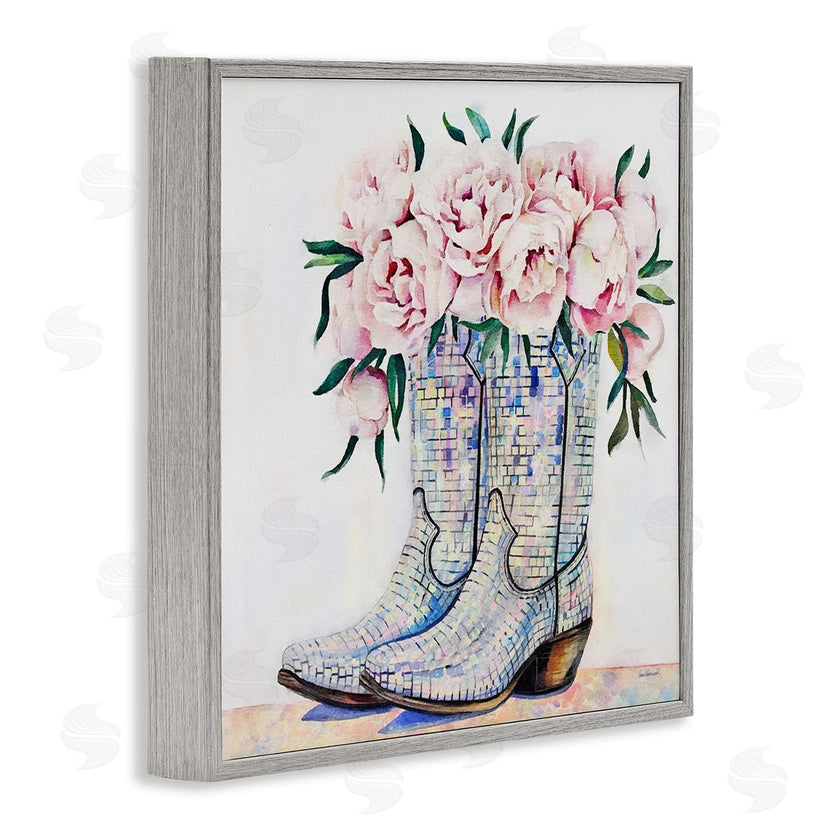 Amanda Greenwood | Rose Filled Cowgirl Boots