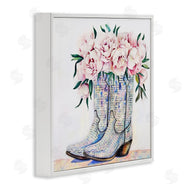 Amanda Greenwood | Rose Filled Cowgirl Boots