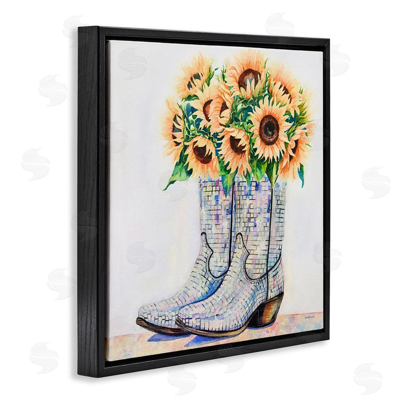 Amanda Greenwood | Sunflower Filled Cowgirl Boots