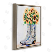 Amanda Greenwood | Sunflower Filled Cowgirl Boots