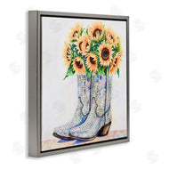 Amanda Greenwood | Sunflower Filled Cowgirl Boots