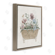 Janet Tava | Cottage Florals in Bathtub