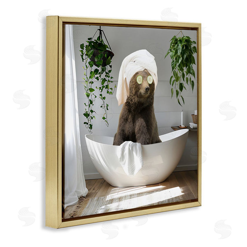 CAD Designs | Bear in Refreshing Spa Bath