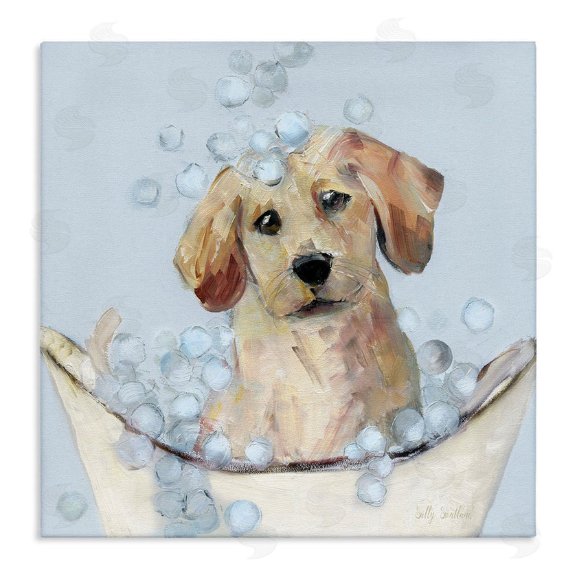 Sally Swatland | Bubble Bath Lab Puppy