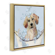 Sally Swatland | Bubble Bath Lab Puppy