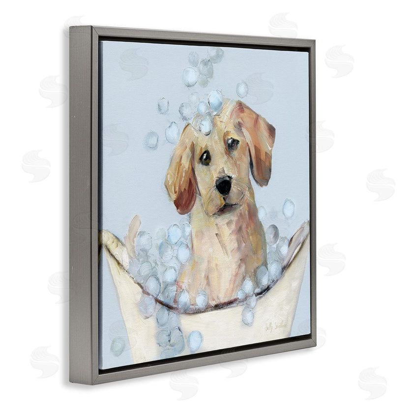 Sally Swatland | Bubble Bath Lab Puppy