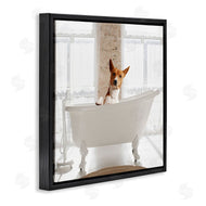 CAD Designs | Happy Dog in Bathroom Tub