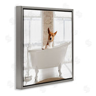 CAD Designs | Happy Dog in Bathroom Tub