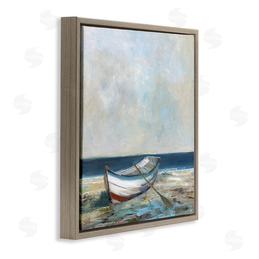 Sally Swatland | Boat & Oar on Shore