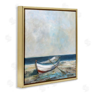 Sally Swatland | Boat & Oar on Shore