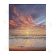 Mike Calascibetta | Sunlit Clouds over Beach
