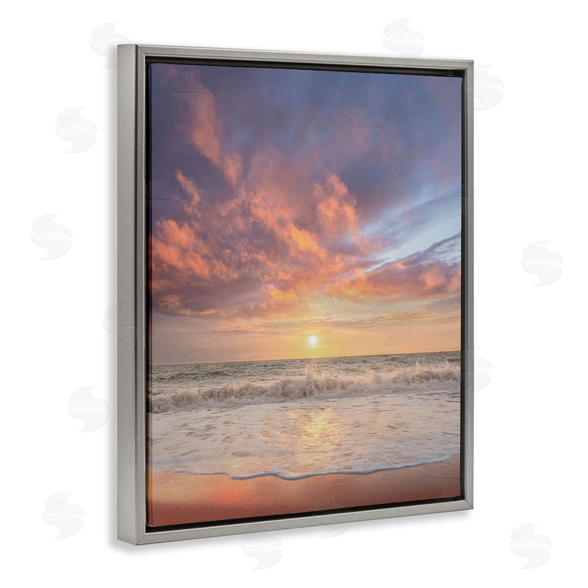 Mike Calascibetta | Sunlit Clouds over Beach