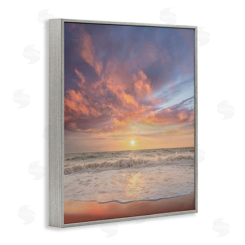 Mike Calascibetta | Sunlit Clouds over Beach