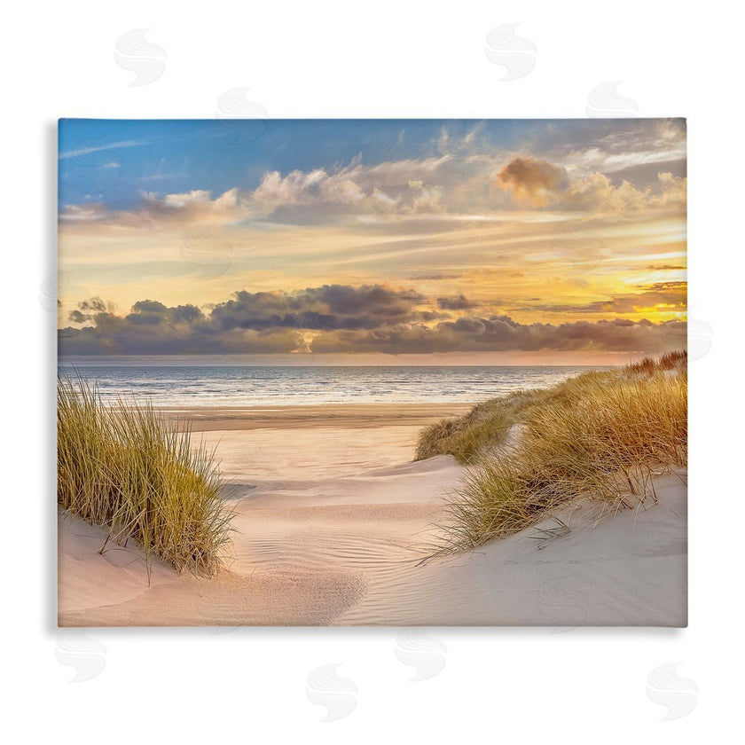 Mike Calascibetta | Serene Beach Between Dunes