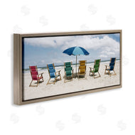 Natalie Carpentieri | Colorful Beach Chairs