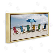Natalie Carpentieri | Colorful Beach Chairs