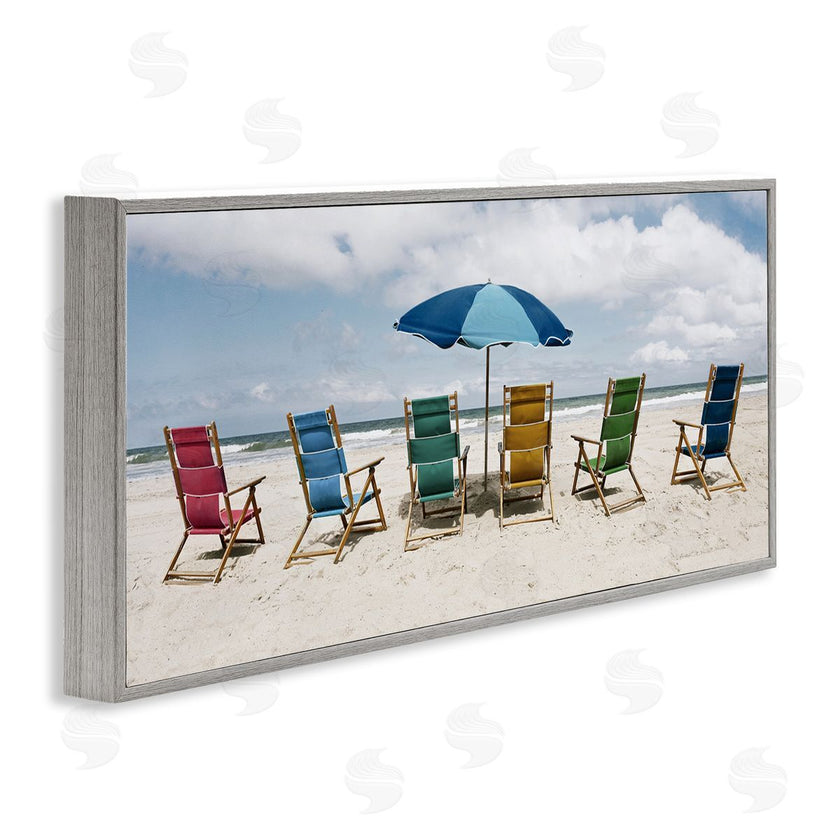 Natalie Carpentieri | Colorful Beach Chairs