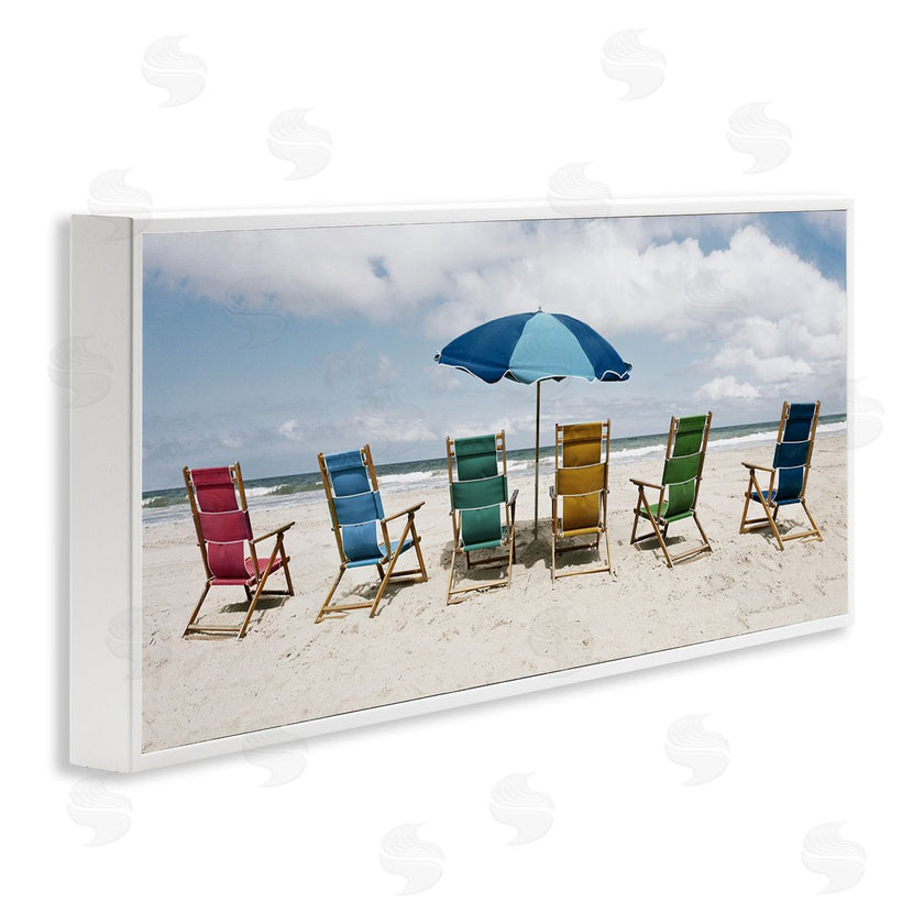 Natalie Carpentieri | Colorful Beach Chairs